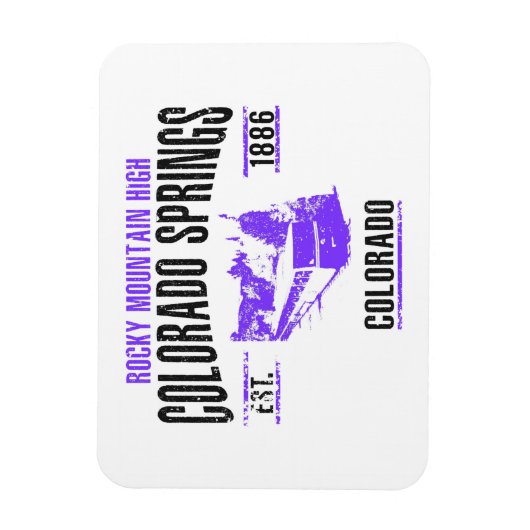 Colorado Springs Magnet (Vertikal)