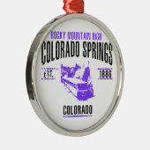Colorado Springs Ornament Aus Metall (Rechts)
