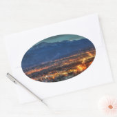 Colorado Springs Ovaler Aufkleber (Umschlag)