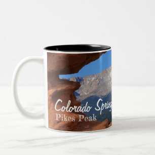Colorado Springs Pikes Peak Souvenir Zweifarbige Tasse