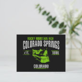 Colorado Springs Postkarte (Stehend Vorderseite)