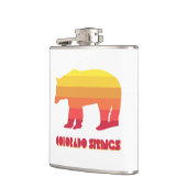 Colorado Springs Regenbogenbär Flachmann (Links)