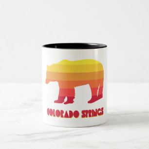 Colorado Springs Regenbogenbär Zweifarbige Tasse