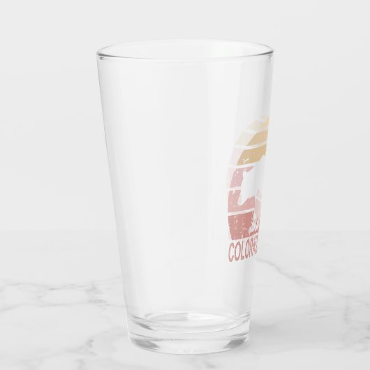Colorado Springs Retro Bär Glas (Rechts)