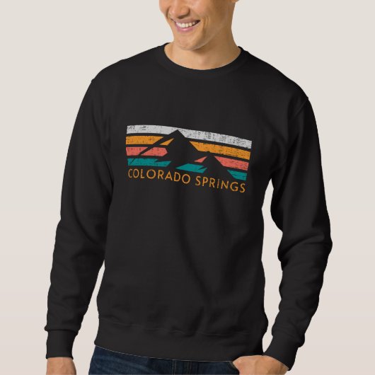 Colorado Springs Retro Sweatshirt (Vorderseite)