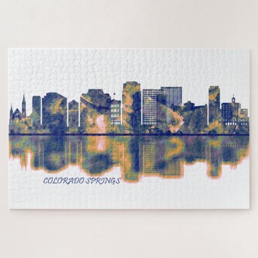 Colorado Springs Skyline Puzzle (Horizontal)