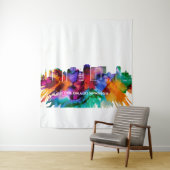 Colorado Springs Skyline Wandteppich (Beispiel)