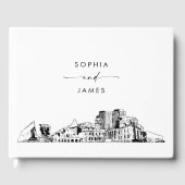 Colorado Springs Skyline Wedding Guest Book Gästebuch (Vorderseite)