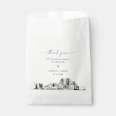 Colorado Springs Skyline Wedding Vielen Dank Geschenktütchen (Vorderseite)