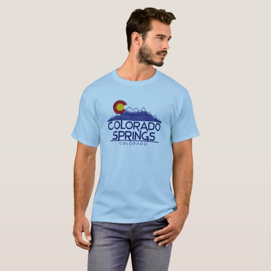 Colorado Springs wood mountains shirt (Vorne ganz)