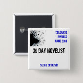 Colorado Springsnano-Knopf 2008 Button (Vorne & Hinten)