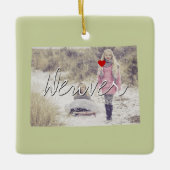 Colorado Staat Foto Einlage und Ortsname Keramikornament (Vorderseite)