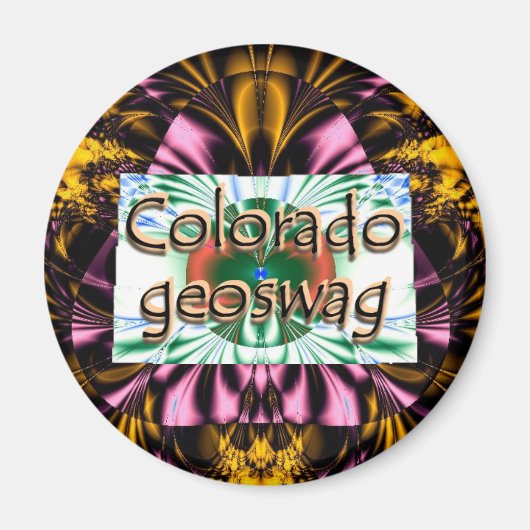 Colorado Staat Geocaching Supplies Magnet Geoswag (Vorne)