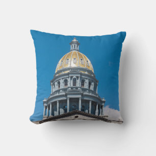 Colorado Staat Hauptstadt Dome und Porticole Table Kissen