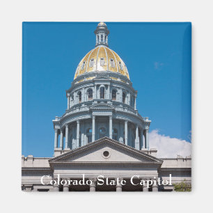 Colorado Staat Hauptstadt Kuppel und Portico Magnet