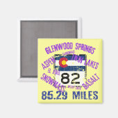 Colorado Staat Highway 82 Magnet (Vorderseite/Rückseite)