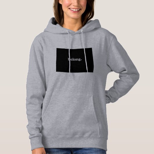 Colorado Staat Map Belong Hoodie (Vorderseite)