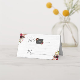 Colorado Staat Zielort Rustikale Tischnummer Platzkarte