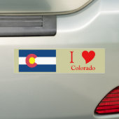 Colorado-Staats-Flagge Autoaufkleber (Auf Auto)