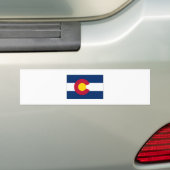 Colorado-Staats-Flagge Autoaufkleber (Auf Auto)