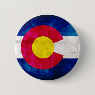 Colorado-Staats-Flagge Button