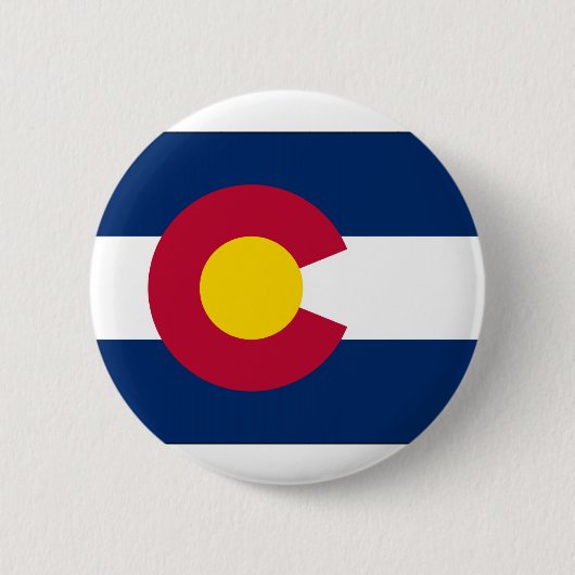 Colorado-Staats-Flagge Button (Vorderseite)