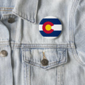 Colorado-Staats-Flagge Button (Beispiel)