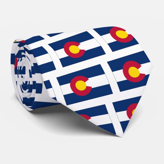 Colorado-Staats-Flagge Krawatte (Gerollt)