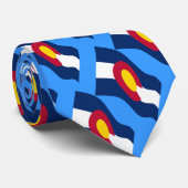 Colorado-Staats-Flagge mit Ziegeln gedeckt Krawatte (Gerollt)