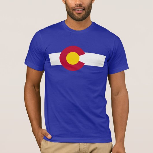 Colorado-Staats-Flagge T-Shirt (Vorderseite)