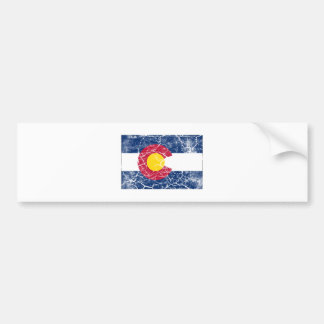 Colorado-Staats-Flagge Vintag Autoaufkleber