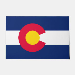 Colorado-Staats-Flaggen-Entwurf Fußmatte