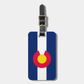 Colorado-Staats-Flaggen-Entwurf Gepäckanhänger (Vorderseite vertikal)