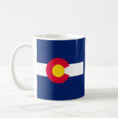 Colorado-Staats-Flaggen-Entwurf Kaffeetasse (Links)