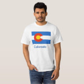 Colorado-Staats-Flaggen-T - Shirt (Vorne ganz)