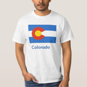 Colorado-Staats-Flaggen-T - Shirt