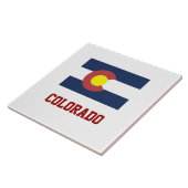 COLORADO: Staatsflagge Colorado Fliese (Seite)