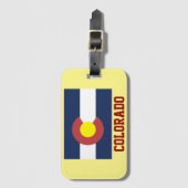 COLORADO: Staatsflagge Colorado Gepäckanhänger (Vorderseite Vertikal)