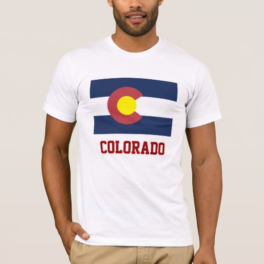 COLORADO: Staatsflagge Colorado T-Shirt (Vorderseite)