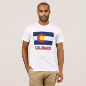 COLORADO: Staatsflagge Colorado T-Shirt (Vorne ganz)