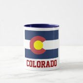 COLORADO: Staatsflagge Colorado Tasse (Zentrum)