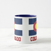 COLORADO: Staatsflagge Colorado Tasse (Zentrum)