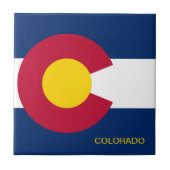 Colorado Staatsflagge Fliese (Vorderseite)