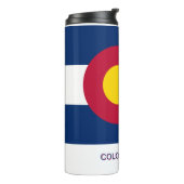 Colorado Staatsflagge Thermosbecher (Nach links gedreht)