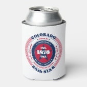 Colorado Staatsstolz Monogram Cooler Dosenkühler (Kanne Vorderseite)