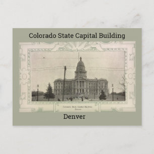 Colorado State Capital Gebäude Postkarte