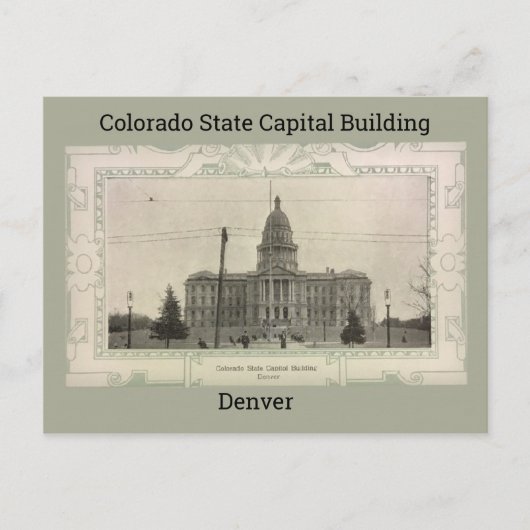 Colorado State Capital Gebäude Postkarte (Vorderseite)