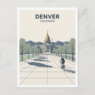 Colorado State Capitol Denver Souvenir Postkarte