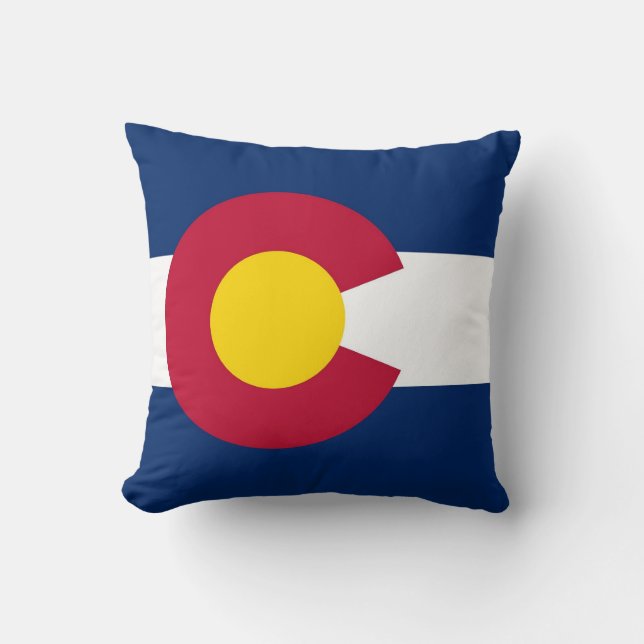 Colorado State Flag American MoJo Pillow Kissen (Vorderseite)