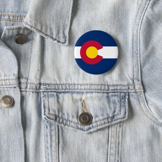 Colorado State Flag Button (Beispiel)